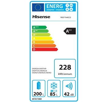 Hisense RB371N4EC2 spotřeba energie
